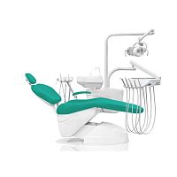 Dental unit with electro-mechanical chair 1610with delivery systemwith LED light
