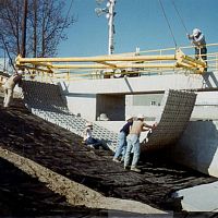 Cellular concrete block ARMORFLEX®for retaining wallsbarrierhigh-performance