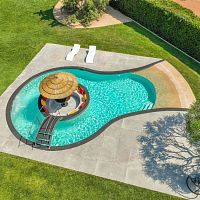 Custom swimming pool FORME LIBREoutdoorin-groundconcrete