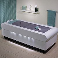 Hydromassage table with water jet LADY-SPAwith chromotherapy lamps
