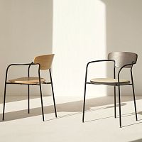 Contemporary chair PECANindooroakebony