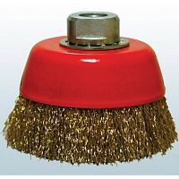 Cup brush cleaningdeburringfor grinding processes