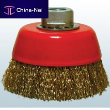 Cup brush cleaningdeburringfor grinding processes