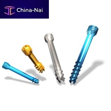 General purpose compression bone screw cannulatedheadlesstitanium