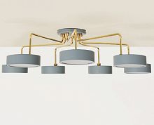 Contemporary chandelier PETITE MACHINEglassbrass