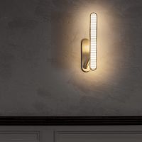 Contemporary wall light COLT SINGLEindoorbrassopal