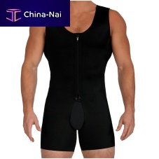 Post-operative support compression suit MBSmenblack