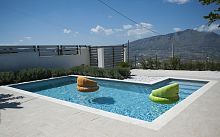 Outdoor swimming pool in-groundconcrete