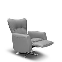 Contemporary armchair CESAREfabricwith footrestreclining