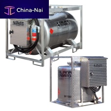 Transport tank Traspo® Inox for hazardous materialsstainless steelcylindrical