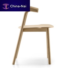 Contemporary chair MAKIL indooroaksolid wood