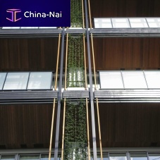 Anodized aluminum rainwater down pipe SQUARErecyclable