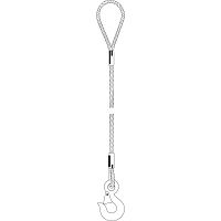 Steel wire rope flexible