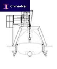 Ship davit A-FRAME lifeboathydraulic