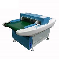 Tunnel type metal detector for shoefor fabricfor plastics