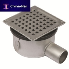 Stainless steel shower drain 110.300.050