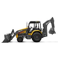 Ergonomic backhoe loader TLB840Rfrontmulti-functionstandard