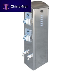 Pedestal with built-in light S1000-Lelectrical distributionwater supplyfor docks