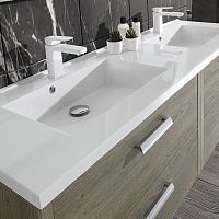 Built-in washbasin NOVA BASIN KUBICceramicwith counterdouble