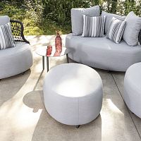 Contemporary pouf COBBEfabricroundwaterproof