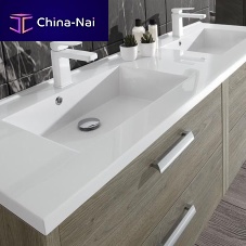 Built-in washbasin NOVA BASIN KUBICceramicwith counterdouble