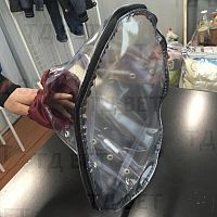 Oxygen veterinary mask transparent