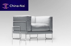 Contemporary club chair PEN CLUBleatherfabric