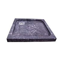 Square shower base 70raisedmarble