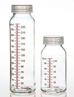 Glass vial polypropylenewith cap