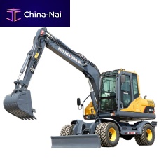 Rubber-tired excavator HWL90mediumdieselconstruction