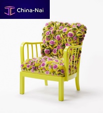 Contemporary armchair No. 2.2Merino woolhandmadecustomizable color