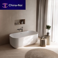 Free-standing bathtub GALYAfor homescontemporarydeep