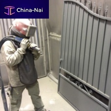 Steel shot blasting for aeronauticsfor metal fabricationfor railway