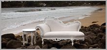 New Baroque design daybed 656-Afabricfor outdoor use