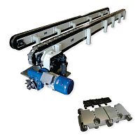 Apron conveyor PLC serieshorizontaltransportmodular