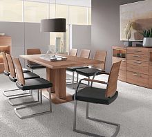 Contemporary chair TRENTO solid woodcantileverhome