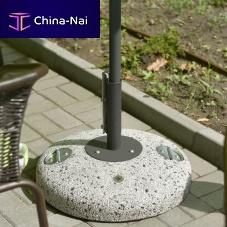 Galvanised steel patio umbrella base 31powder-coated steelhigh-performance concretefiber-reinforced concrete