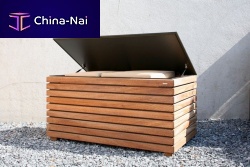 Contemporary chest FORTEgardenwoodencushion