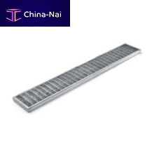 Galvanised steel grating for drain channel GRAFF