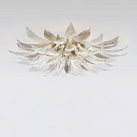 Contemporary ceiling light RAY LARGEglassbronzeLED