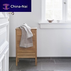 Oak laundry basket A Linewhite oakMDFwood veneer
