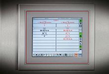 HMI terminal with touch screen TITAN 2panel-mountVIAdisplay