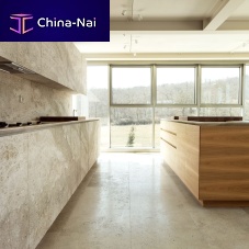Contemporary kitchen OCO KITCHENnatural stonemetalwooden