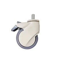 Hospital bed wheel PX504with brakerubberswiveling