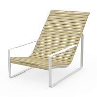 Contemporary armchair Preva LP3551teaksteelgray
