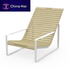 Contemporary armchair Preva LP3551teaksteelgray