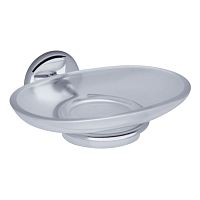 Wall-mounted soap dish 010155brasschromeresin
