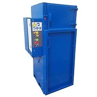 Glass crusher-compactor knifeverticalfor bottles