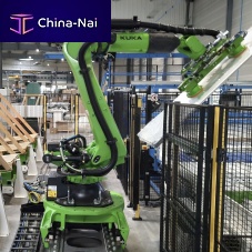 Robotic handling cell for large partsfor the aeronautical industryfor assembly lines