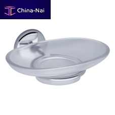 Wall-mounted soap dish 010155brasschromeresin